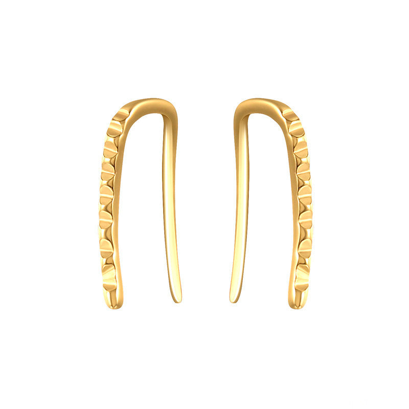 Irregular grain earrings earrings