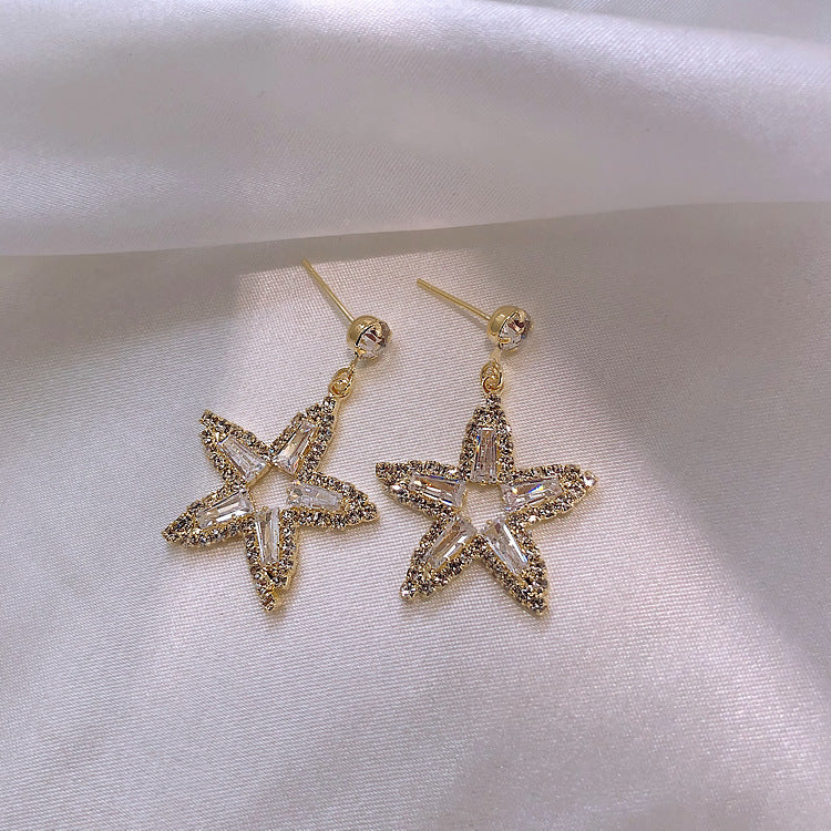 Earrings small temperament earrings